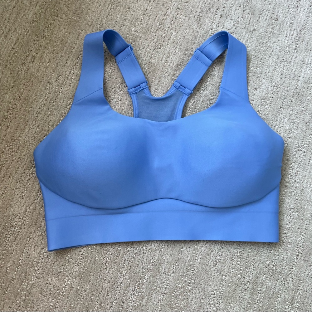 NWOT ALO Yoga Blue High-Impact Sports Bra with Racerback
